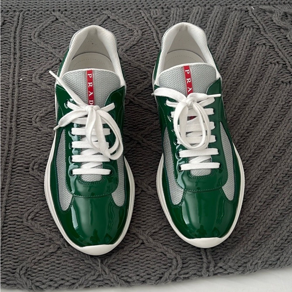Mens Prada Americas Cup Sneakers